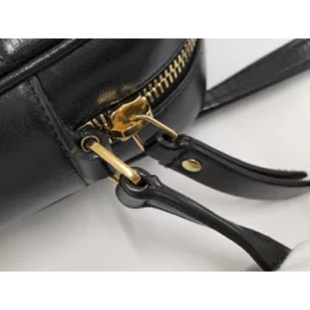 SAINT LAURENT Monogram Camera Bag Fringe Leather Black - Picture 5 of 9